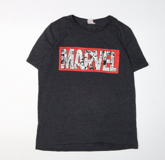 Marvel Men's Black Graphic Comic T-Shirt Large