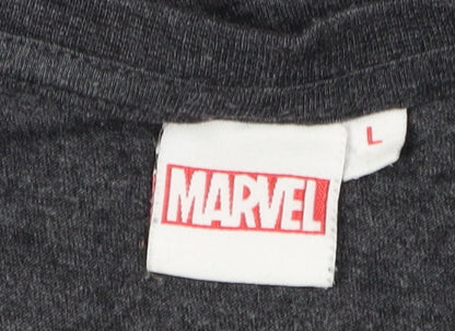 Marvel Men's Black Graphic Comic T-Shirt Large