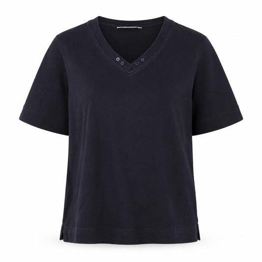 Womens UK Size S CC Black Basic T-Shirt