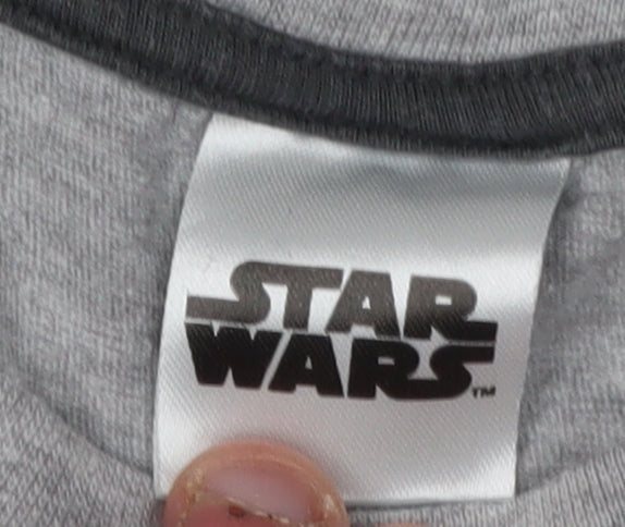 Star Wars Men's Grey Boba Fett T-Shirt M