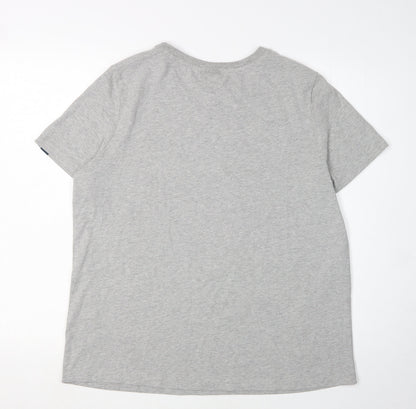 Womens UK Size 14 ellesse Grey Basic T-Shirt