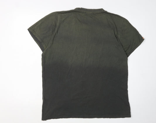 SuperDry Men's Green Vintage T-Shirt M, Short Sleeve