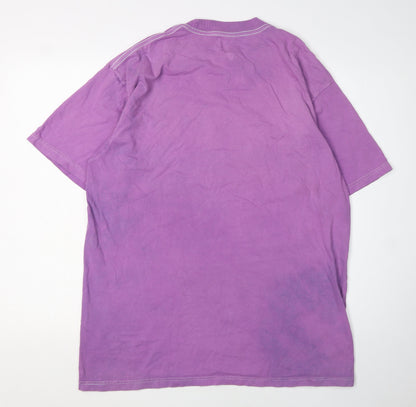 Kirkland Men's Purple Crew Neck T-Shirt XS