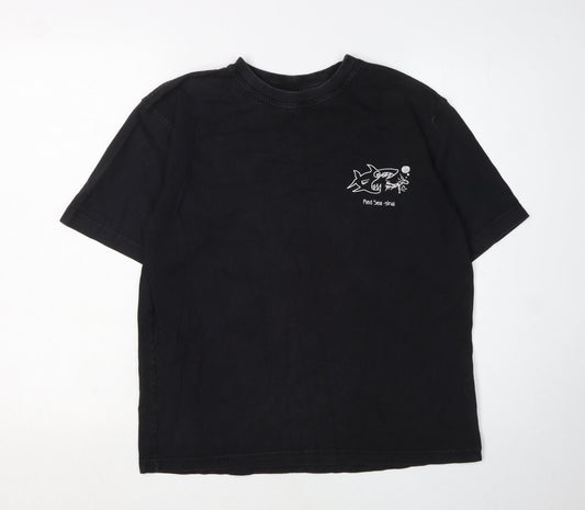 Unisex Adults UK Size M Hard Rock Cafe Black Basic T-Shirt