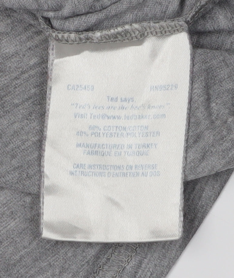 Ted Baker Men's Grey Graphic Print T-Shirt M