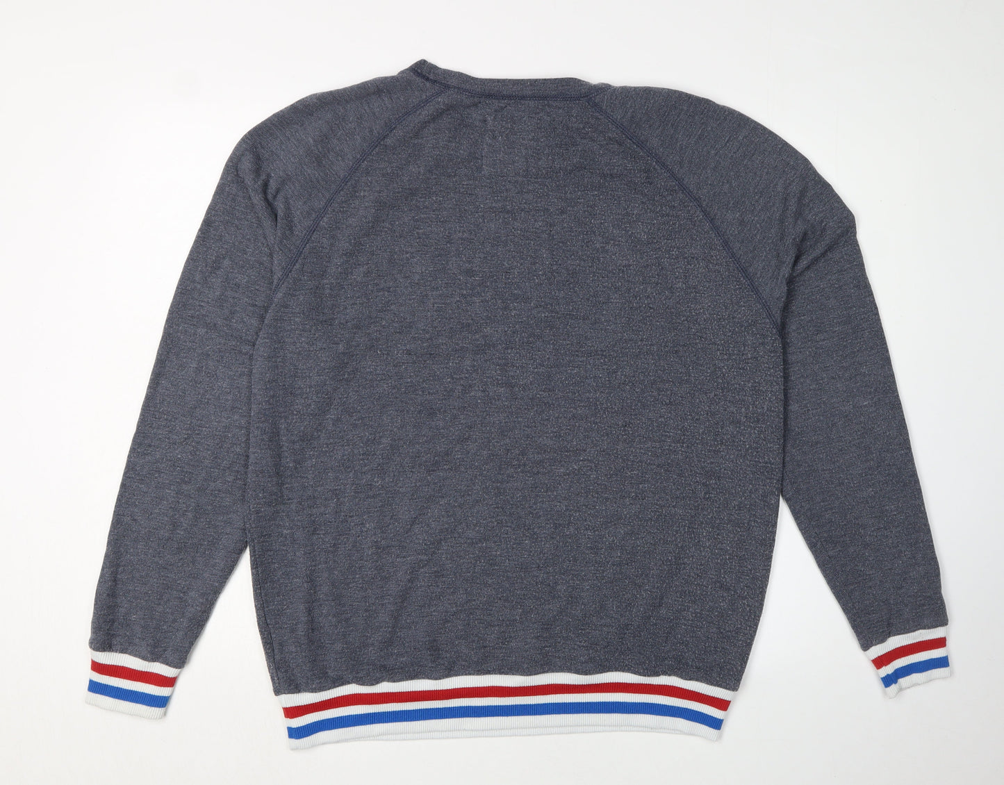 Mens UK Size M Hollister Grey Pullover Sweatshirt