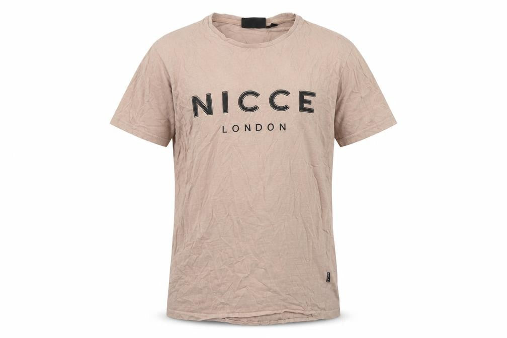 Mens UK Size XS NICCE Beige  T-Shirt