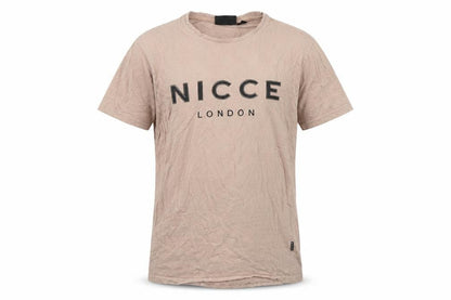 Mens UK Size XS NICCE Beige  T-Shirt