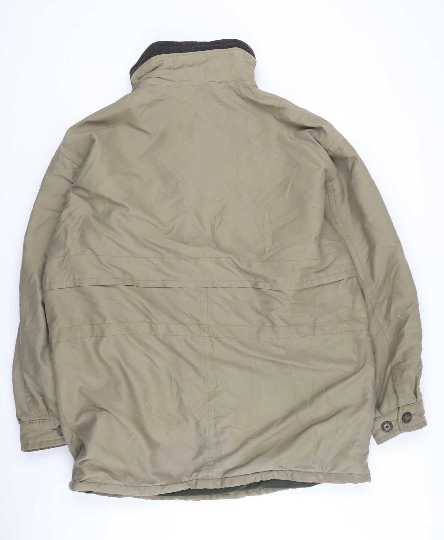 Mens UK Size 44 Micro-Fibre Garment Beige Military Jacket