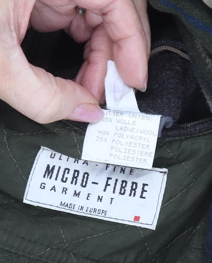 Mens UK Size 44 Micro-Fibre Garment Beige Military Jacket