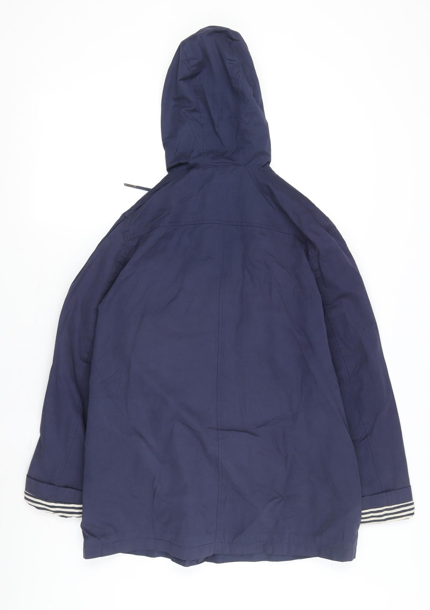 Womens UK Size 10 FatFace Blue Parka Coat