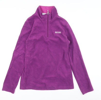 Regatta Women's Purple Fleece Pullover Size 6