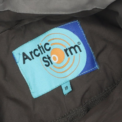 Arctic Storm Men's Beige Parka Jacket Size 18