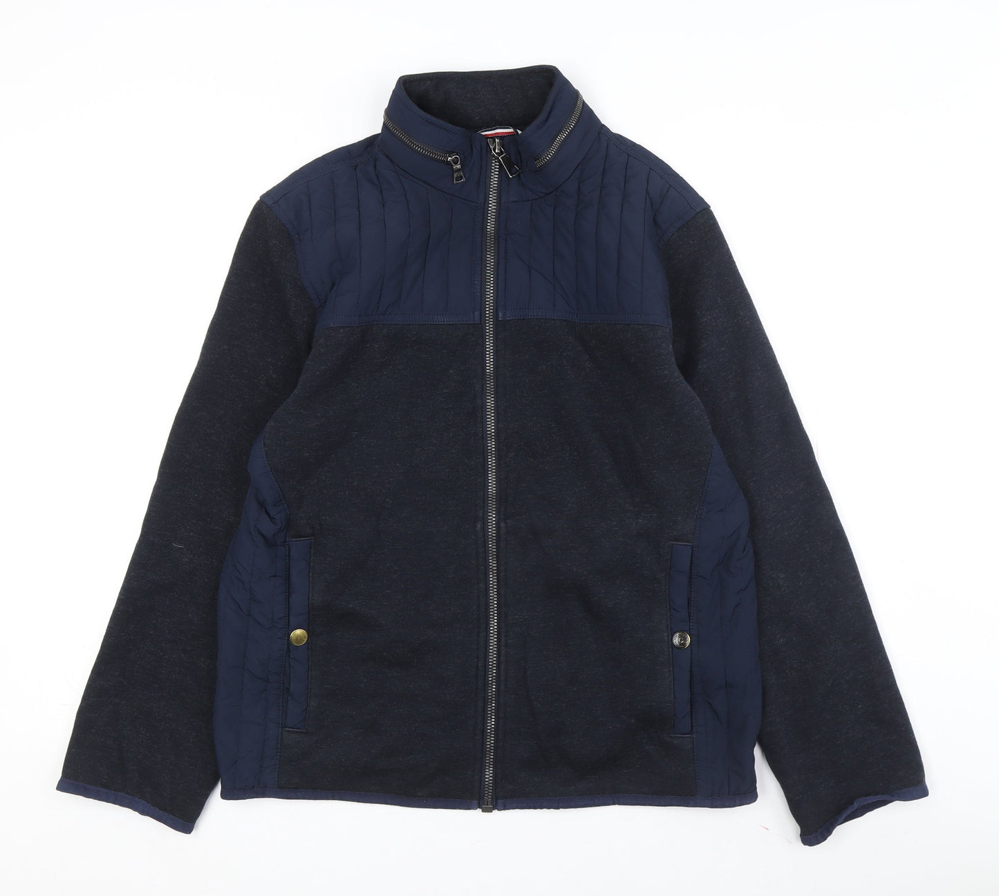 Marks and Spencer Men's Blue Quilted Jacket M