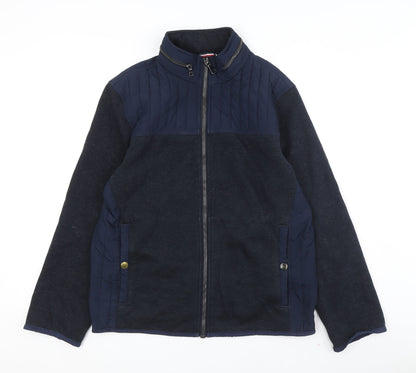 Marks and Spencer Men's Blue Quilted Jacket M