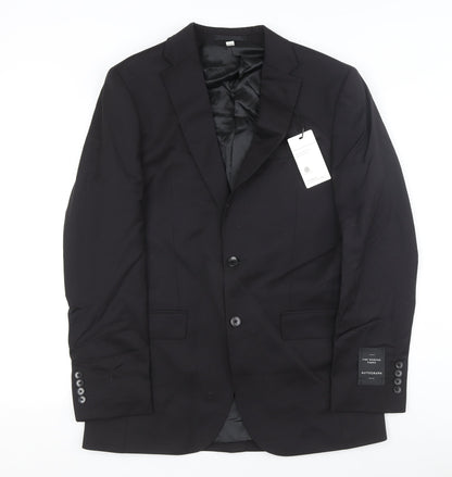 Mens UK Size 38 Marks and Spencer Regular Black Suit Jacket
