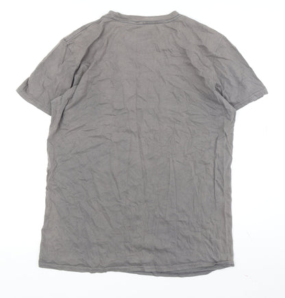 Marvel Men's Grey Deadpool Graphic T-Shirt M