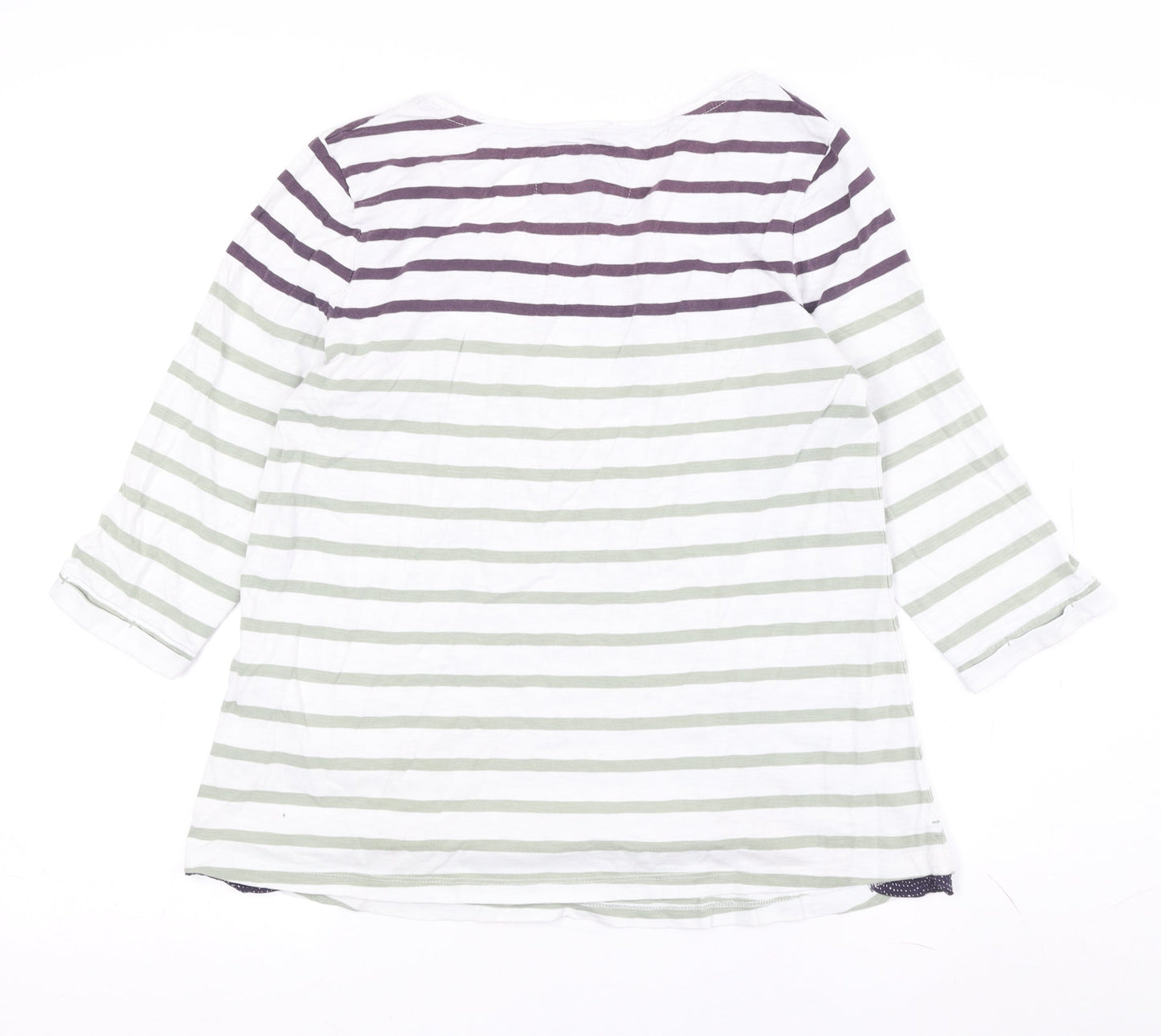 Womens UK Size 12 White Stuff Multicoloured Basic T-Shirt