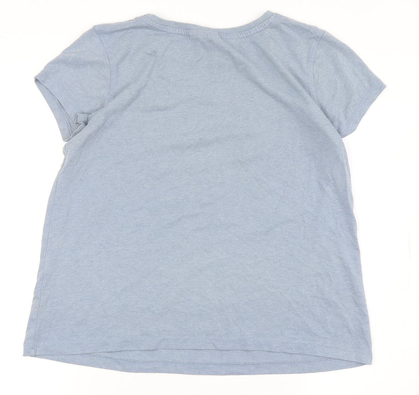 Womens UK Size 14 Harry Potter Blue Basic T-Shirt