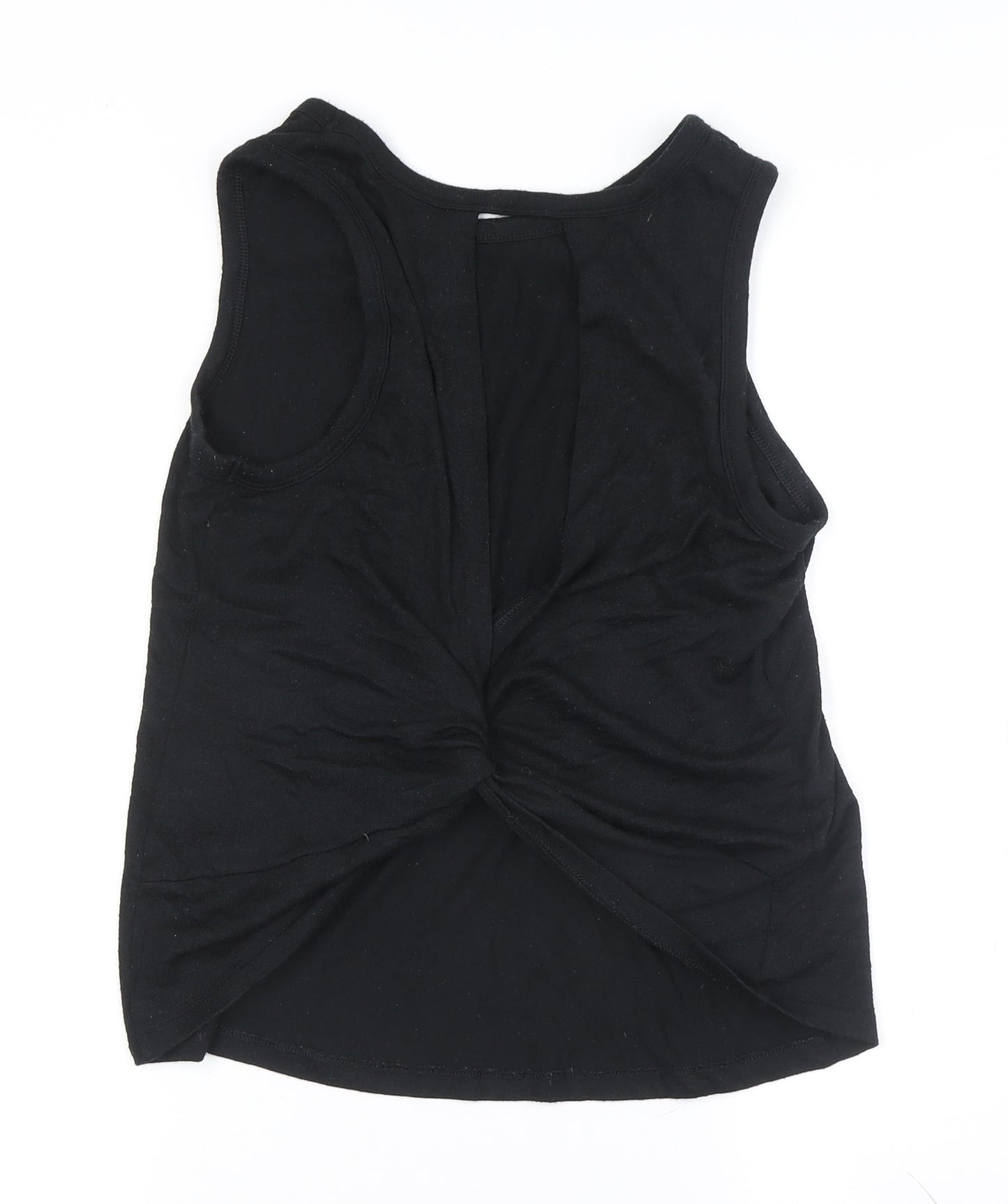 Womens UK Size M Gap Black Basic Tank