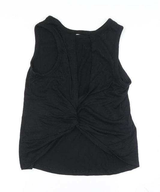 Womens UK Size M Gap Black Basic Tank