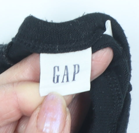 Womens UK Size M Gap Black Basic Tank