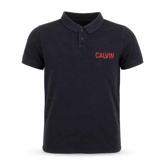 Mens UK Size L Calvin Klein Cotton Blend Polo Shirt