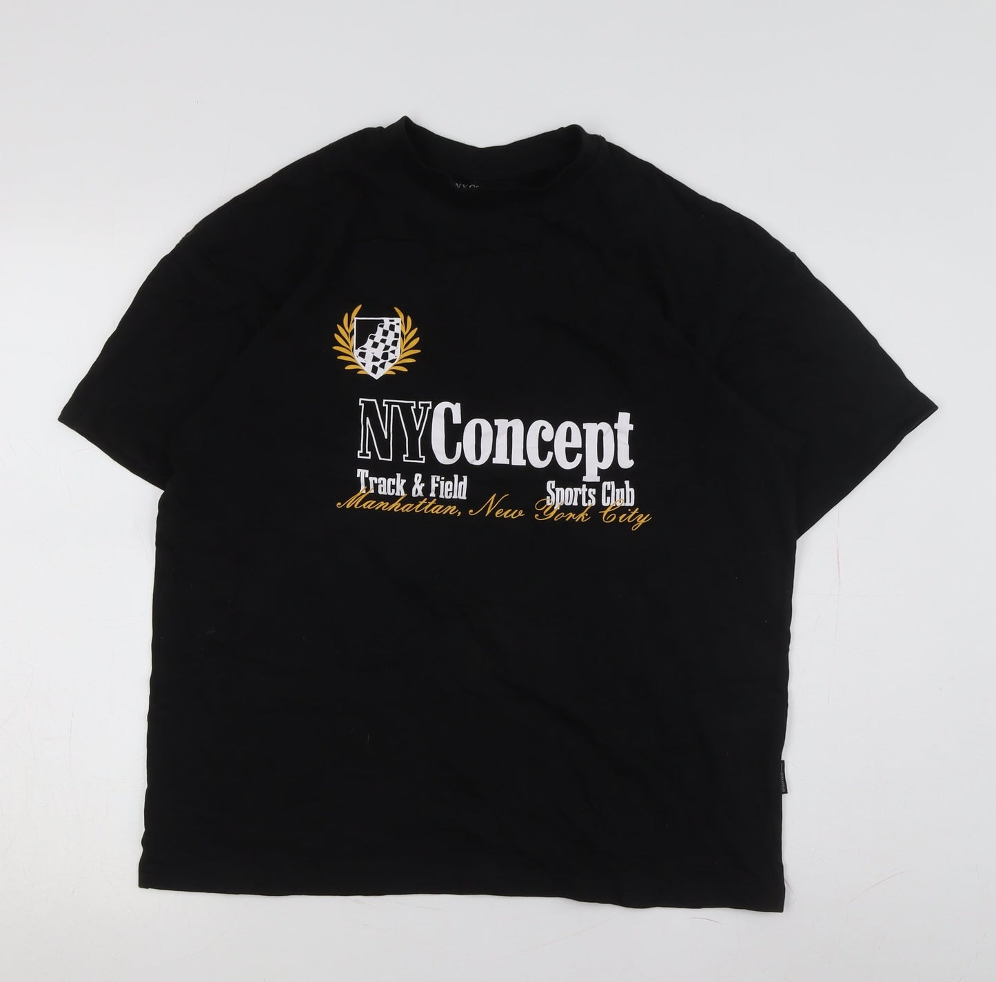 NY Concept Men's Black Medium Sports T-Shirt
