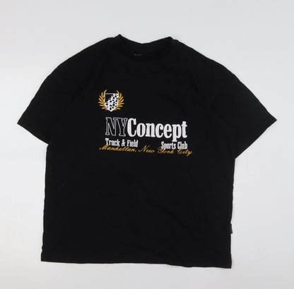 NY Concept Men's Black Medium Sports T-Shirt