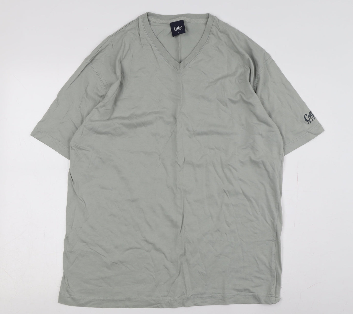 Mens UK Size M Cotton Traders Green  T-Shirt
