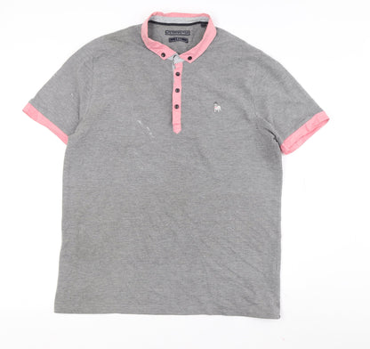 Mens UK Size L The Spitalfields Shirt Co Cotton Blend Polo Shirt