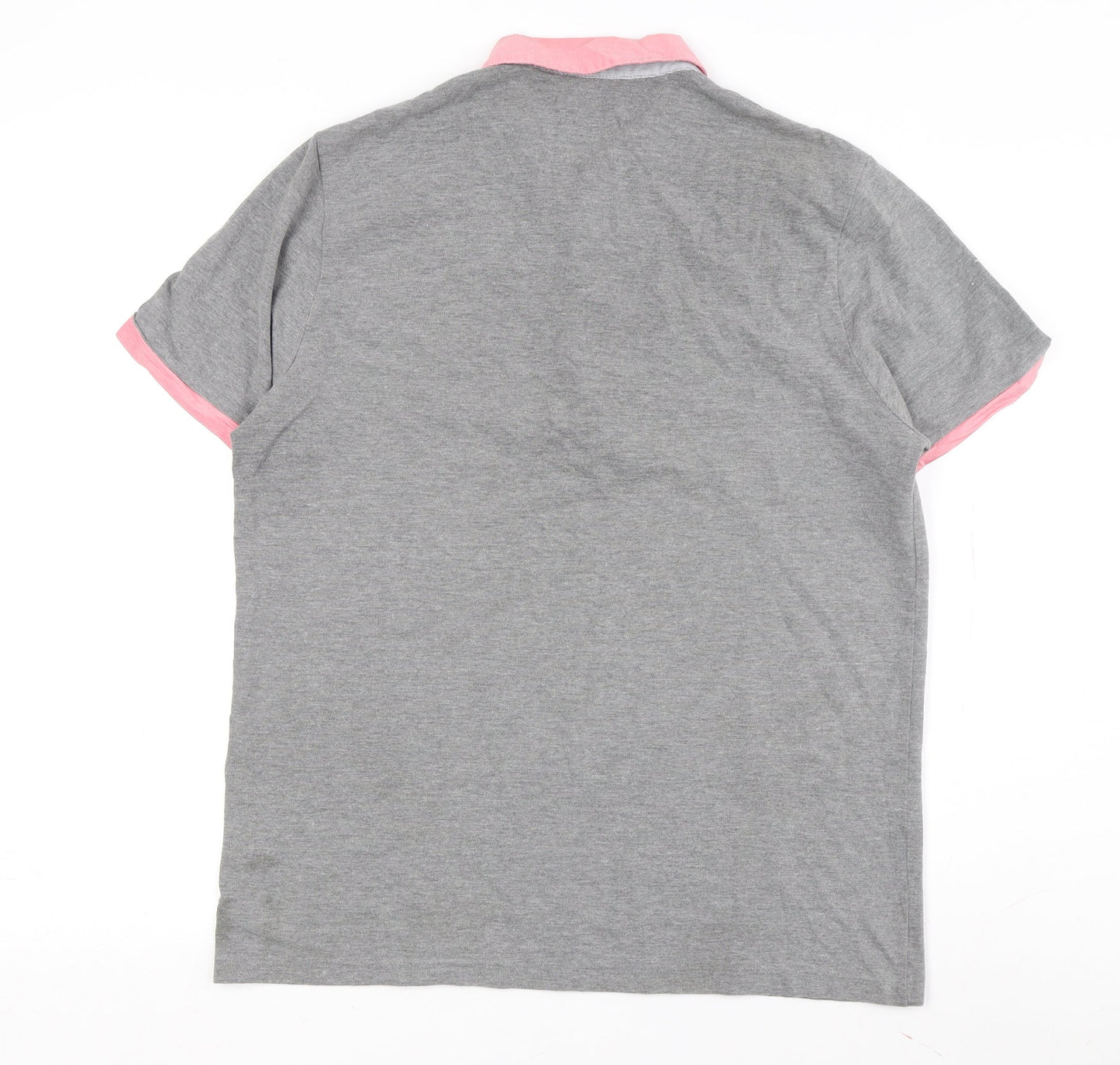 Mens UK Size L The Spitalfields Shirt Co Cotton Blend Polo Shirt