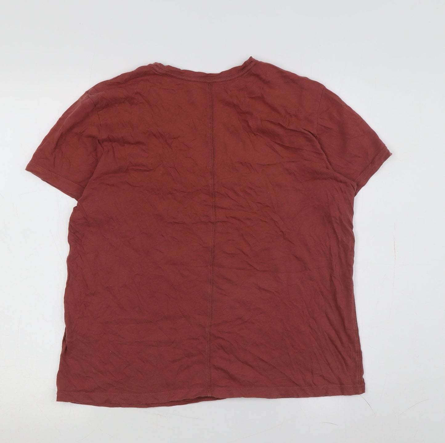 Abercrombie & Fitch Men's Red Short Sleeve T-Shirt S