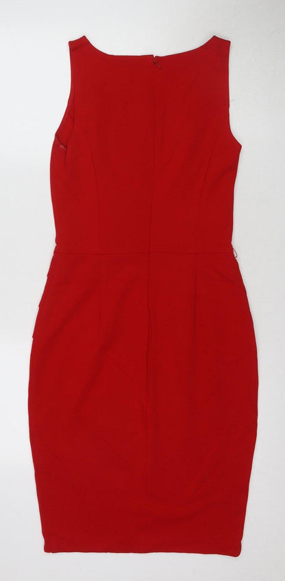 Cache Women's Red Sheath Dress, Size 10, Party/Cocktail Wear