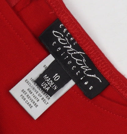 Cache Women's Red Sheath Dress, Size 10, Party/Cocktail Wear
