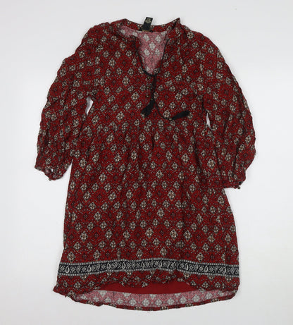 Forever 21 Women's Multicoloured A-Line Dress Size 4