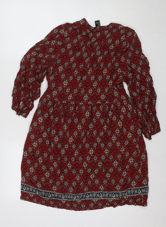 Forever 21 Women's Multicoloured A-Line Dress Size 4