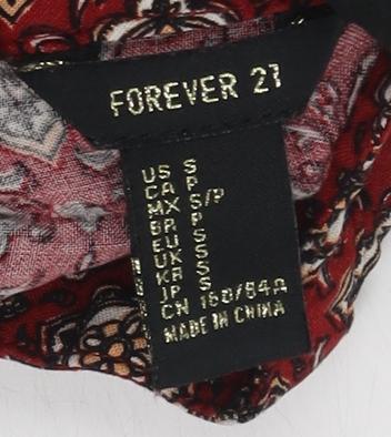 Forever 21 Women's Multicoloured A-Line Dress Size 4