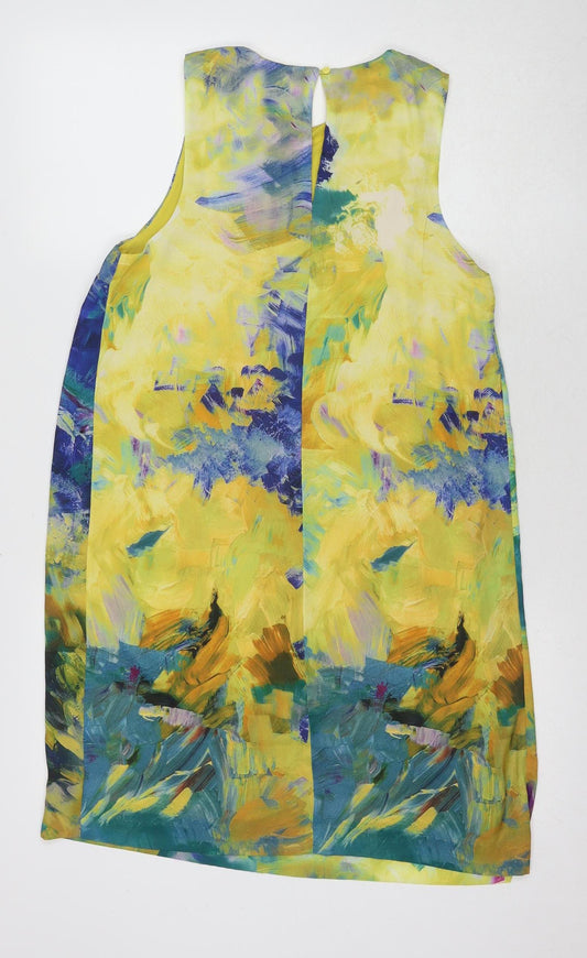 H&M Women's Multicoloured Shift Dress Size 6