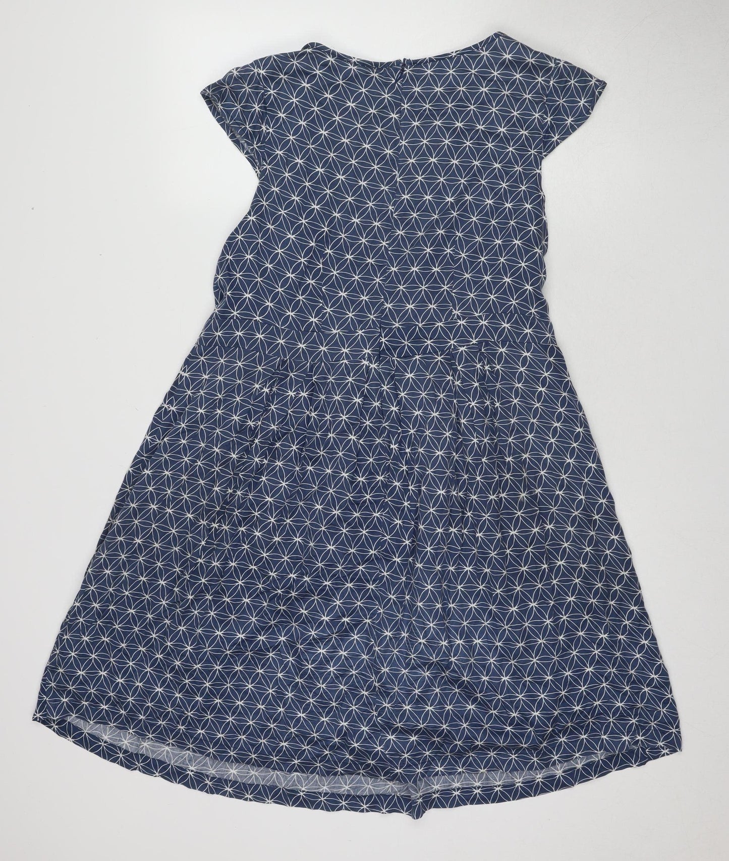 Mudd & Water Women's Blue A-Line Geometric Dress