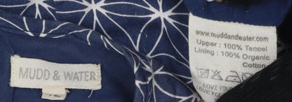 Mudd & Water Women's Blue A-Line Geometric Dress