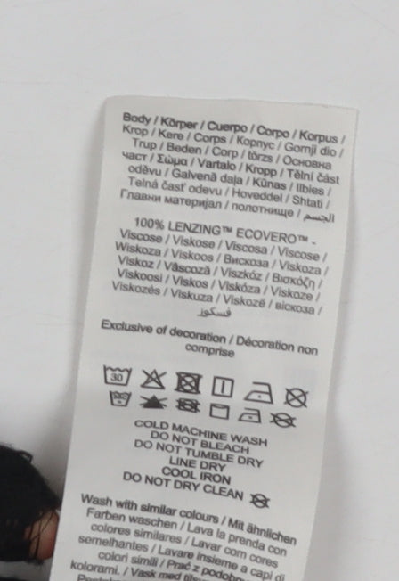 Pieces Women's Pink Floral Slip Dress M