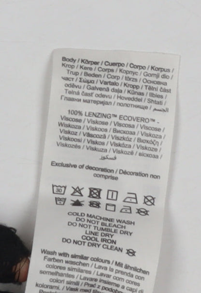 Pieces Women's Pink Floral Slip Dress M