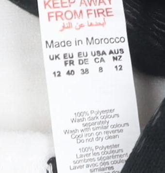 PrettyLittleThing Women's White Sleeveless Dress Size 12