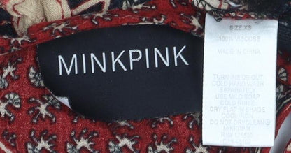 Minkpink Women's Multicolour A-Line Dress XS