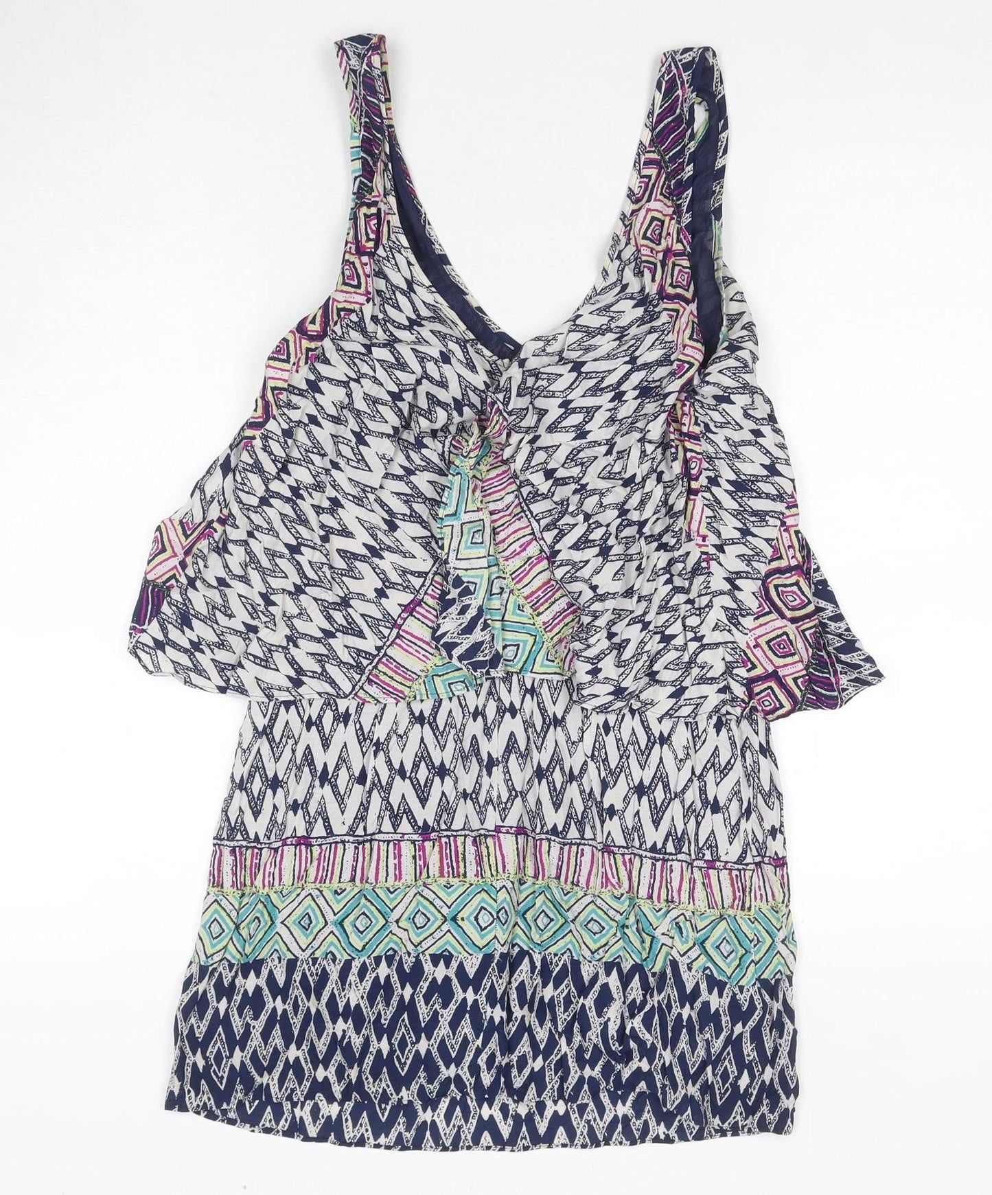 Plenty by Tracy Reese Women's Multicoloured Slip Dress S