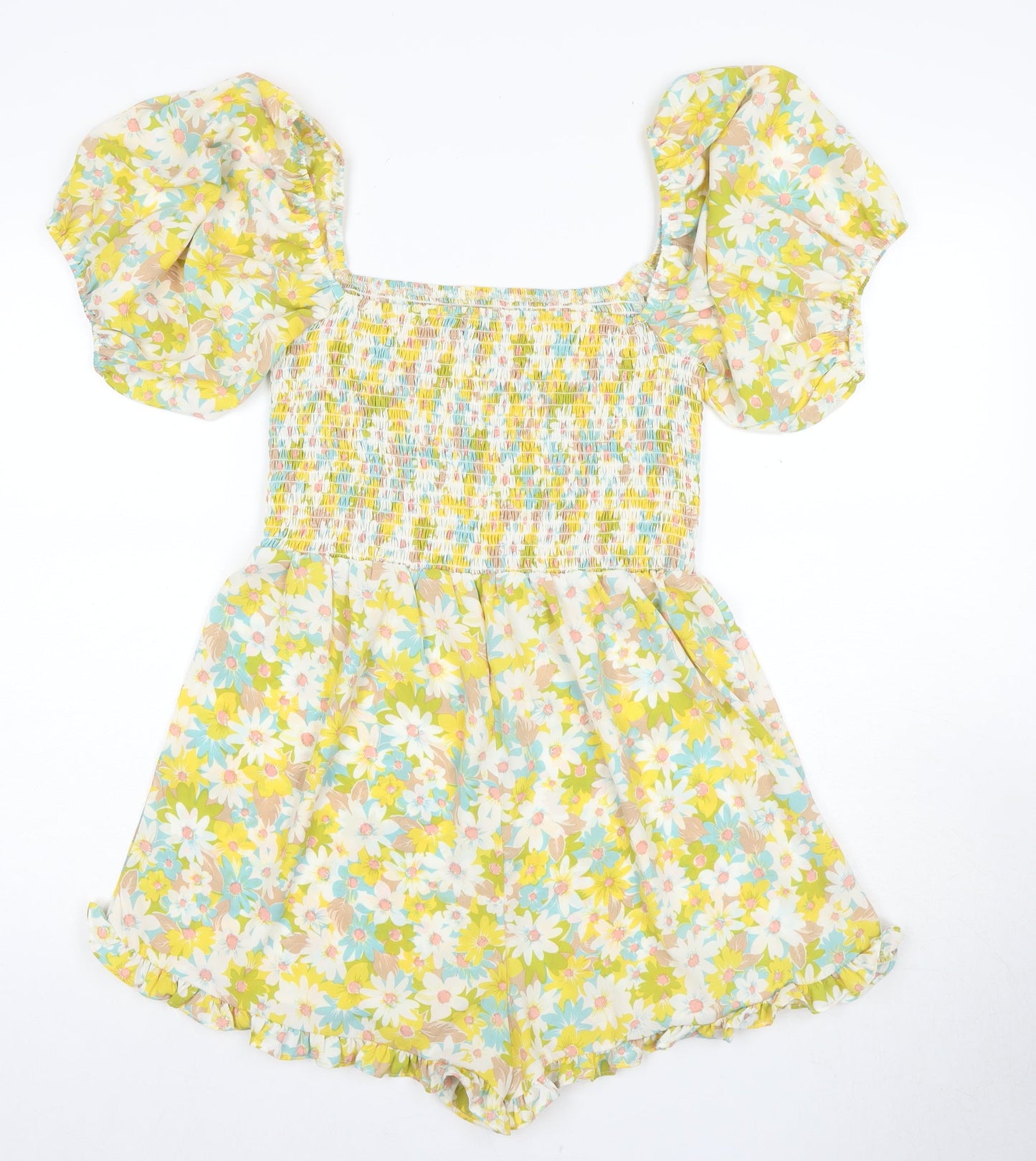 Nasty Gal Women's Floral Playsuit Size 14