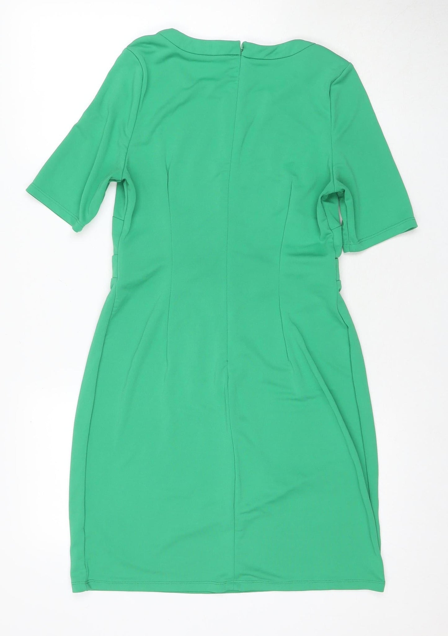 Billie & Blossom Women's Green Sheath Dress Size 14