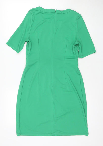 Billie & Blossom Women's Green Sheath Dress Size 14