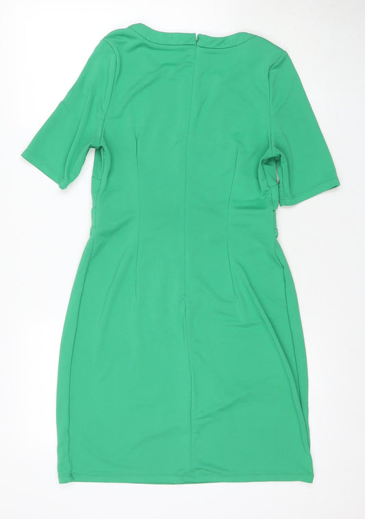 Billie & Blossom Women's Green Sheath Dress Size 14